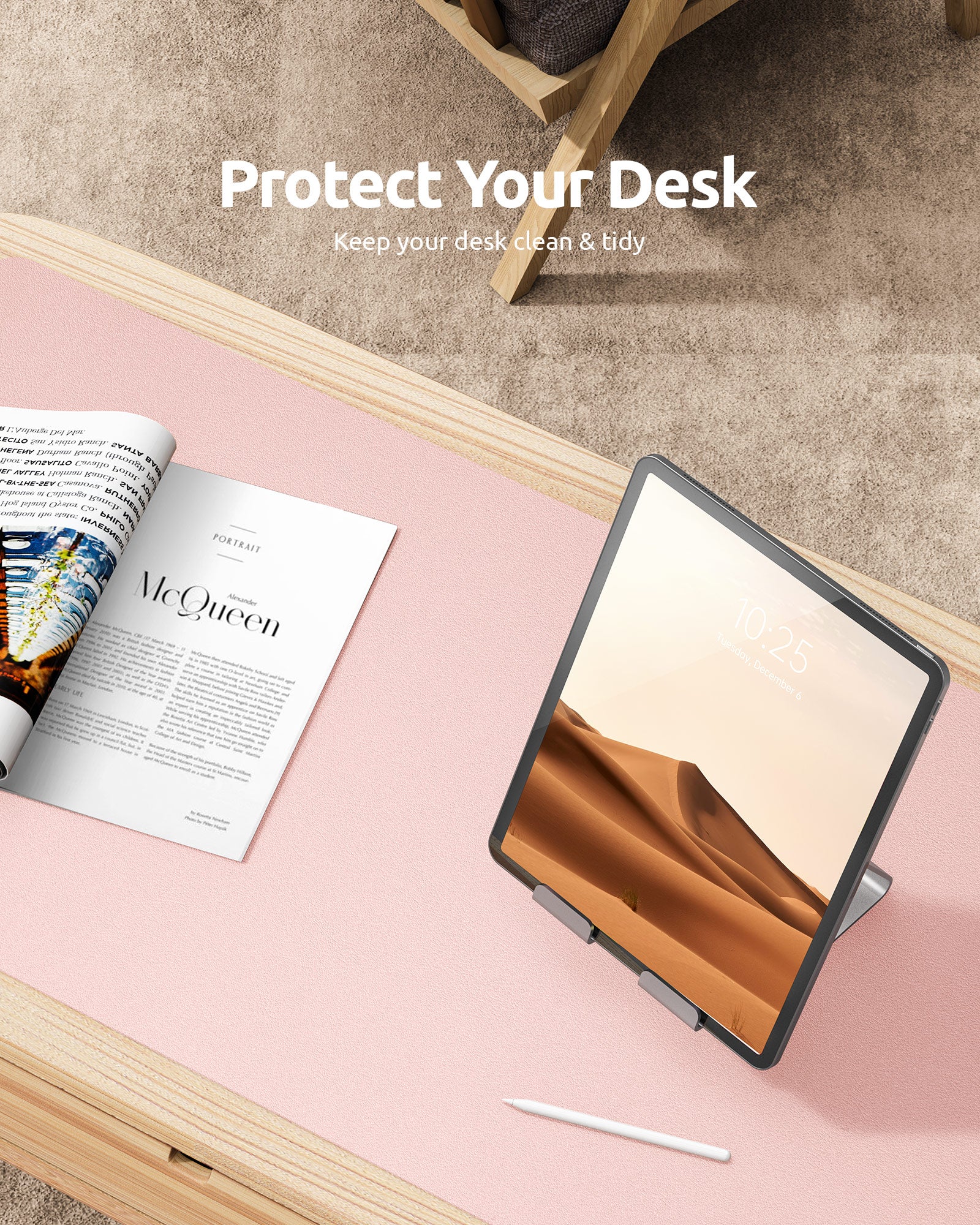 Leather Desk Pad Protector